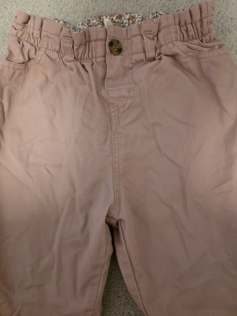 H&M Pink Elastic Waist Toddler Pants